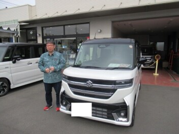 スペーシアカスタム　納車式です！